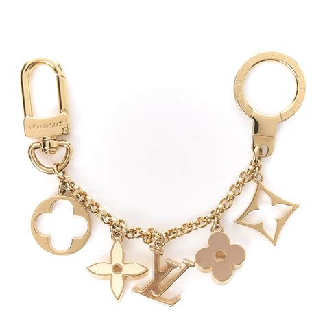 lv fleur de monogram bag charm|louis vuitton handbag charms.